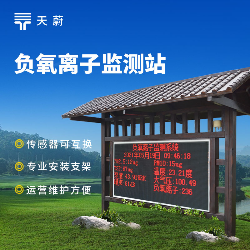 負氧離子（zǐ）氣象監測站（zhàn）——守護空氣品質的智能監測設（shè）備