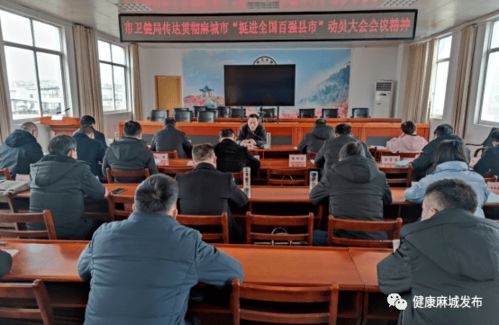 市卫健局传达贯彻麻城市 挺进全国百强县市 动员大会会议精神